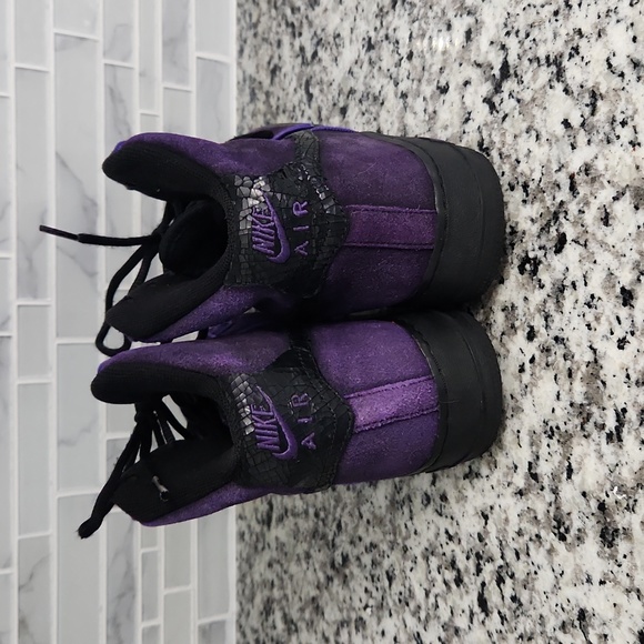 Mens Purple & Black Nike Air Force 1 High Kobe Bryant Sneakers sz 9 - 315121-017 - Picture 4 of 6
